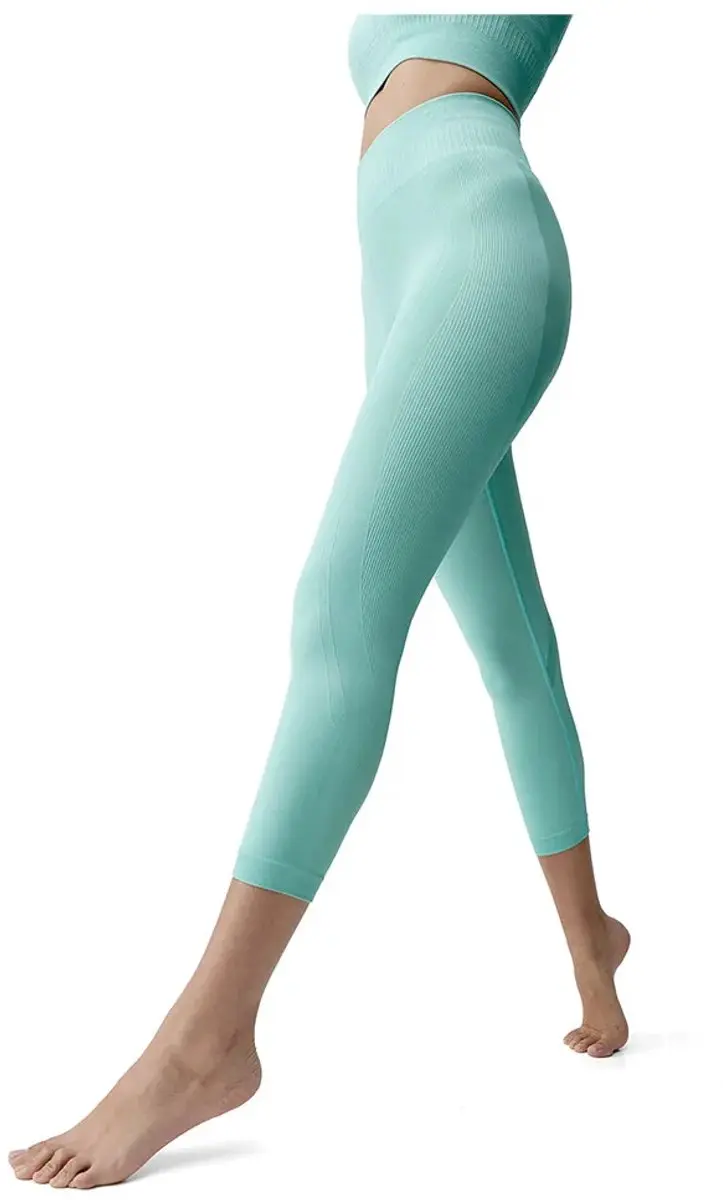 Born Living Yoga Eris Seamless 3/4 Leggings Groen L Vrouw