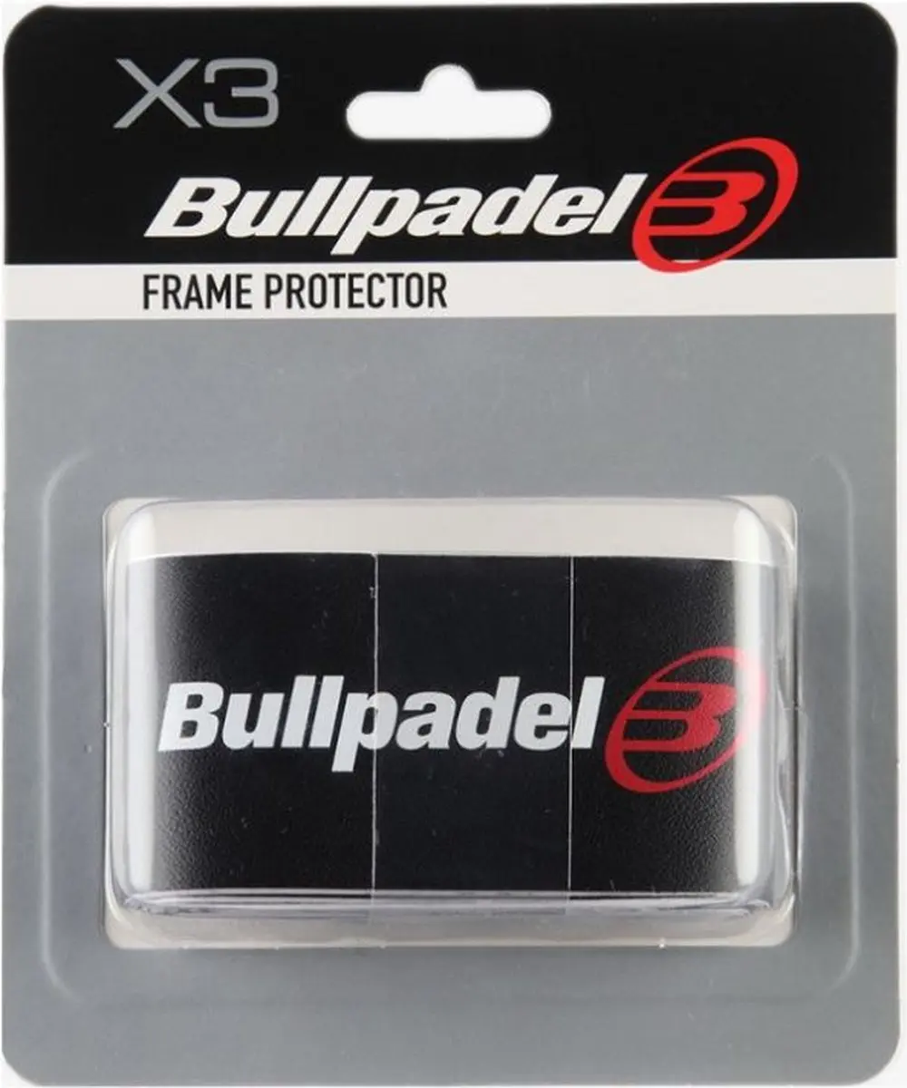 Bullpadel Frameprotector - 3 Stuks - Zwart/Wit - afbeelding 5 van 5