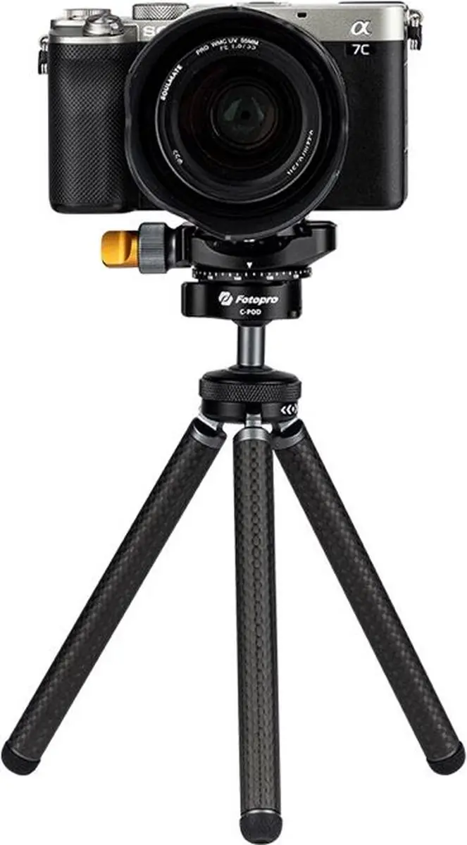 Fotopro D230451 Tafelstatief C-POD Carbon - Grijs/Zwart