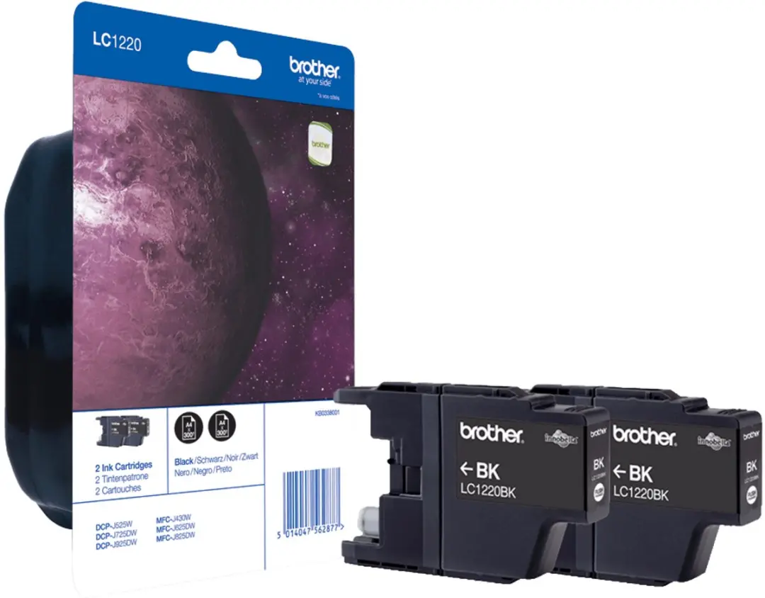 Brother LC-1220BKBP2 Inktcartridge