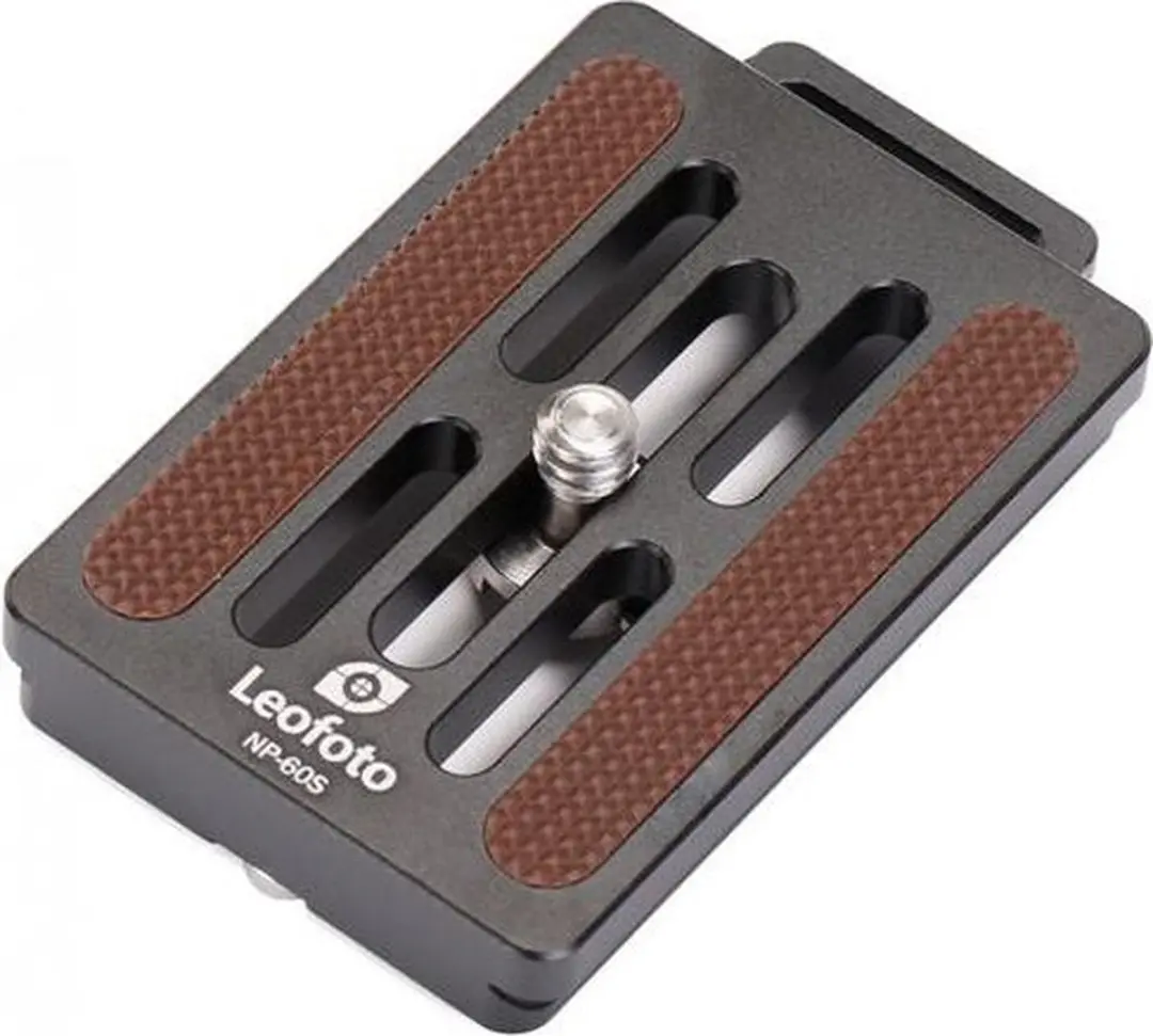 LeoFoto NP-60S QR Plate - Zwart
