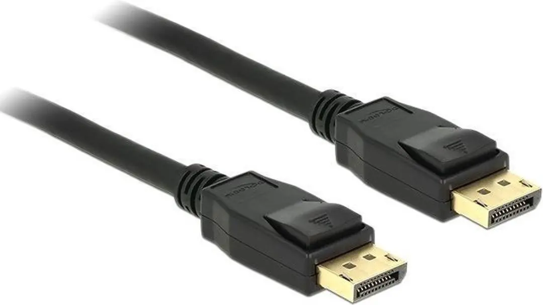 Delock DisplayPort Kabel 4K - Zwart - afbeelding 4 van 6