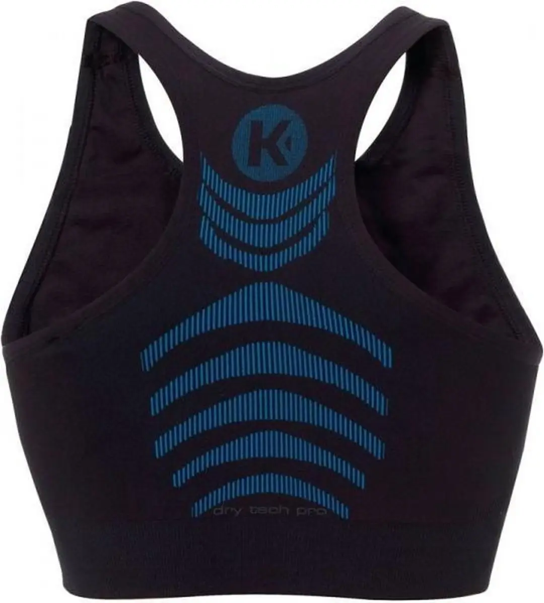 Kempa Attitude Pro Top Dames XL-2XL - Zwart/Blauw - afbeelding 3 van 4