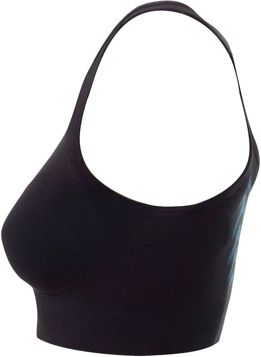 Kempa Attitude Pro Top Dames XL-2XL - Zwart/Blauw - afbeelding 2 van 4