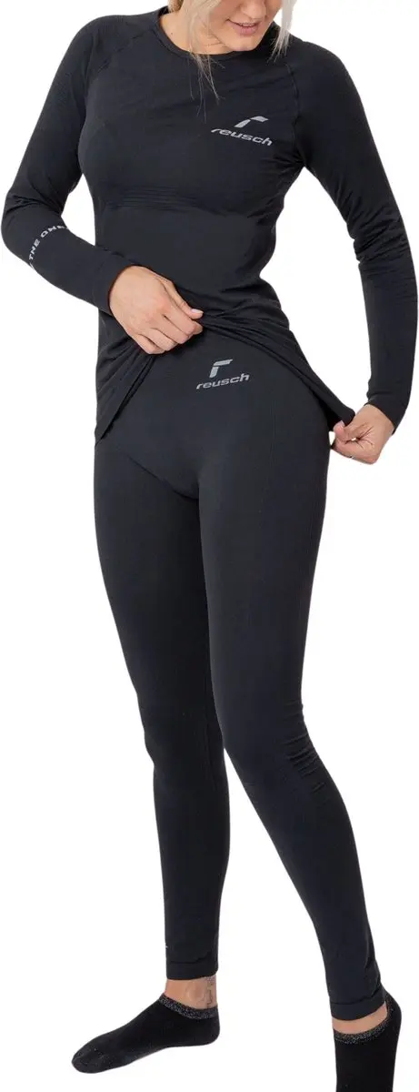 Reusch Underwear Set Warm Senior 5140409-7700 - Broek & Shirt XL - Zwart