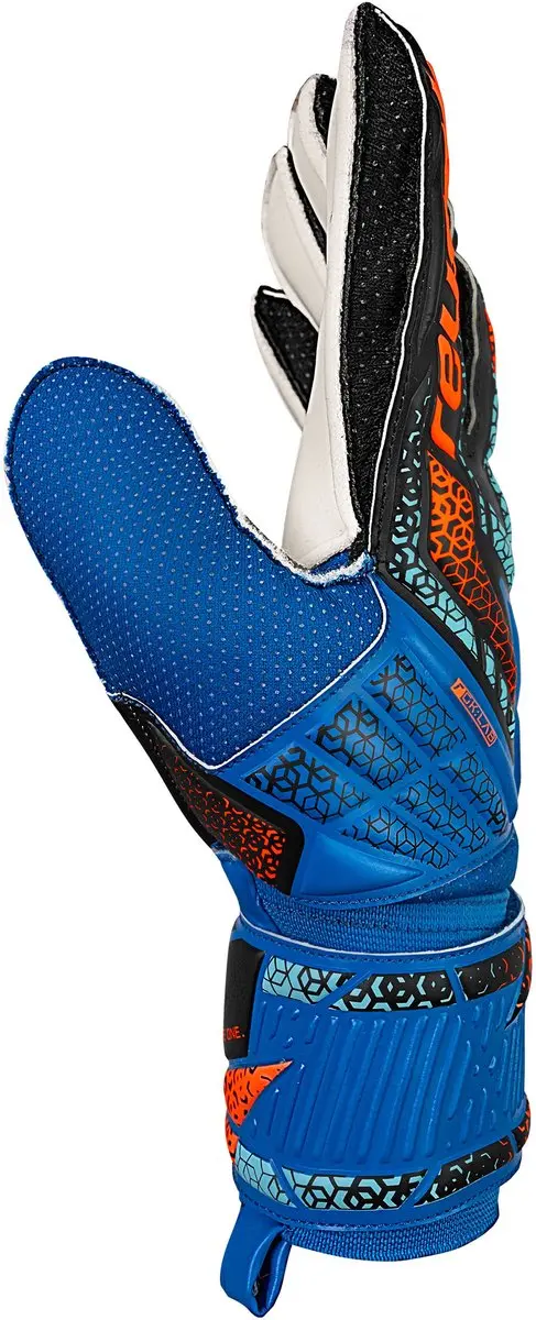 Reusch Torwarthandschuhe Attrakt Solid 11 - Donkerblauw-oranje