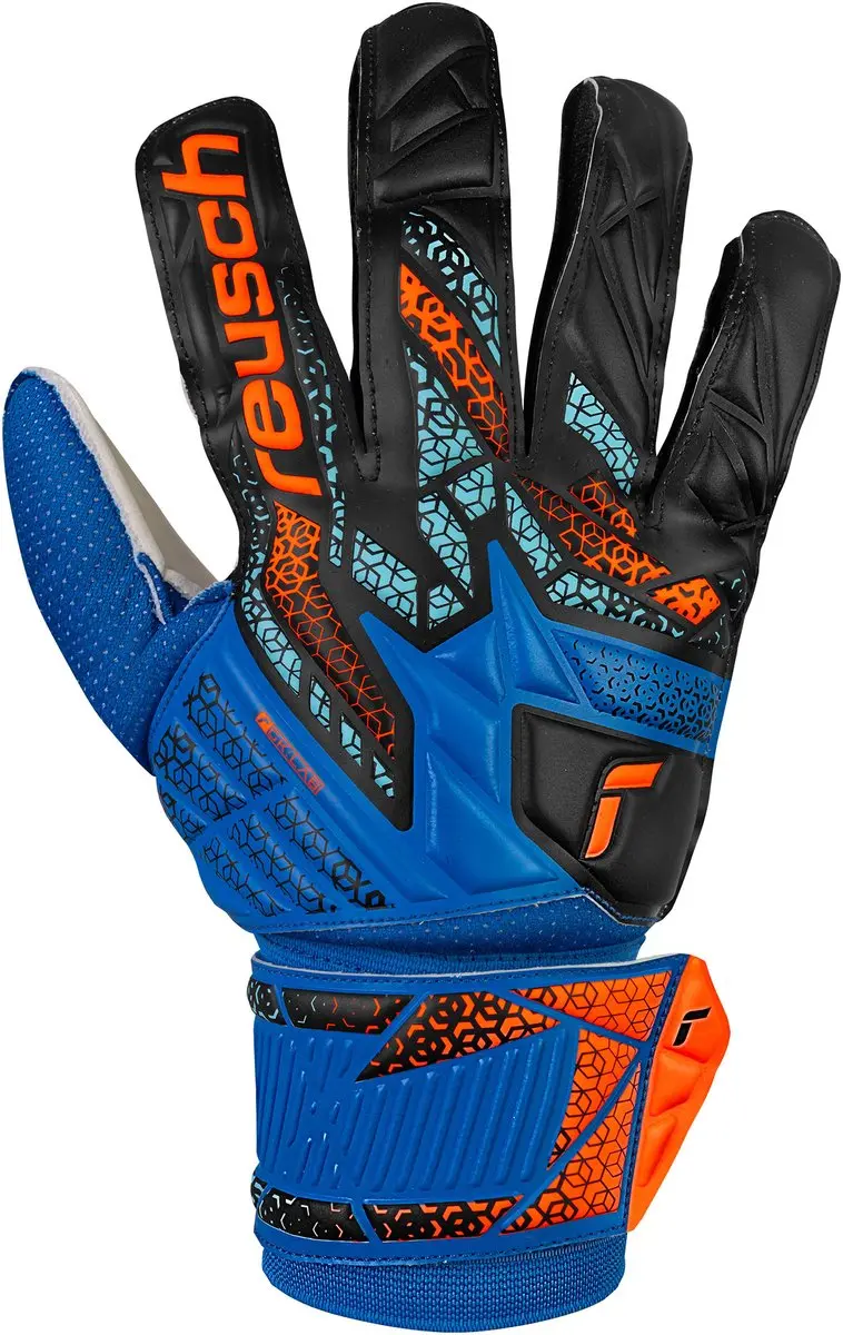 Reusch Torwarthandschuhe Attrakt Solid 11 - Donkerblauw-oranje