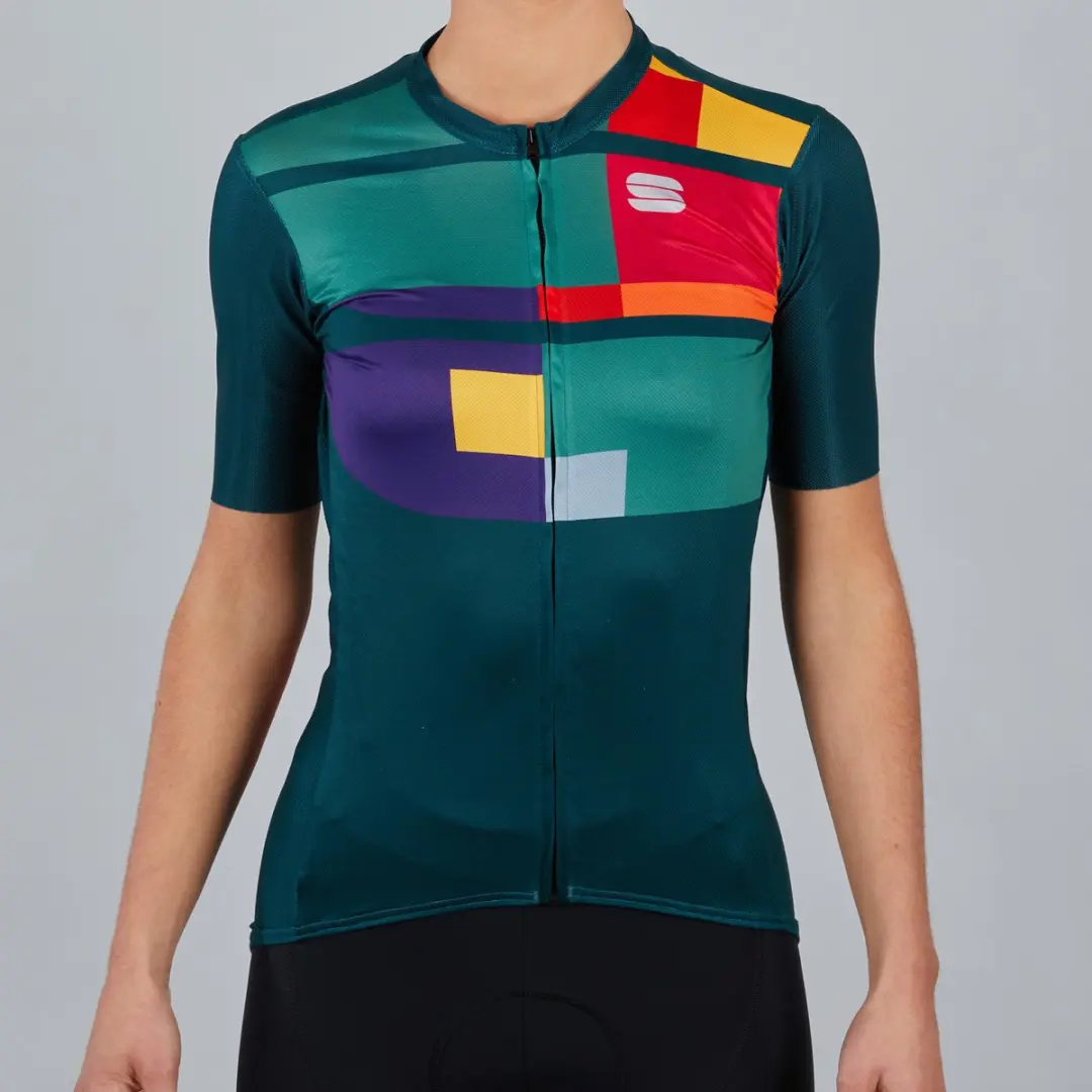 Sportful Fietsshirt korte mouwen Dames Groen