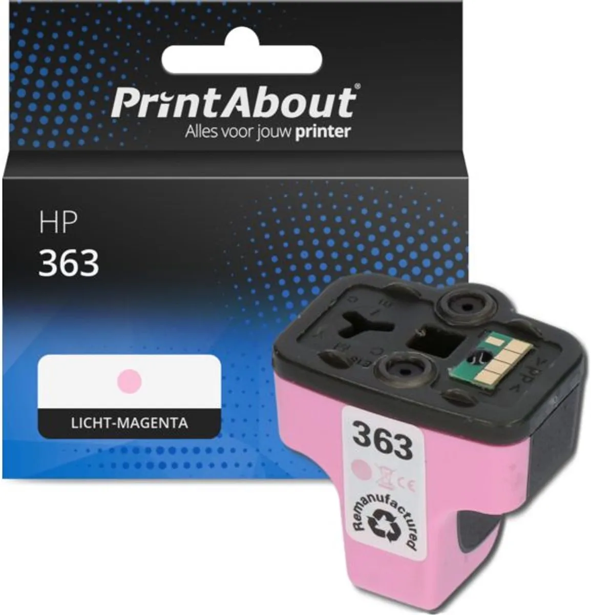 PrintAbout HP 363 C8775EE Inktcartridge Licht-magenta 13ml