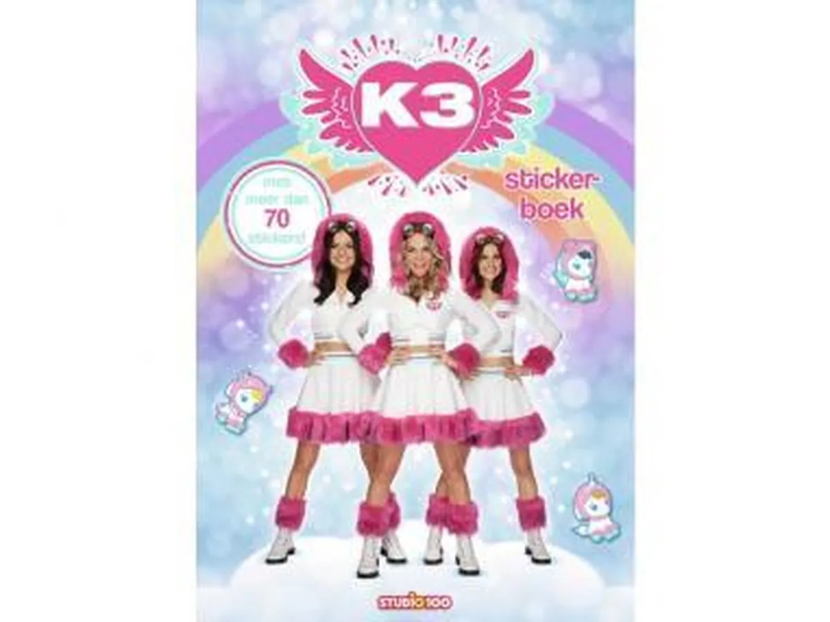 Studio 100 K3 Stickerboek - Multicolor