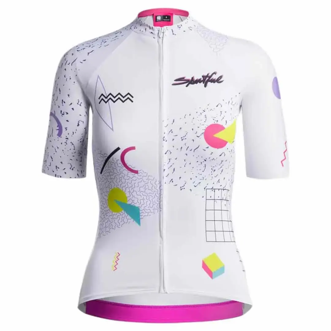 Sportful Heritage Korte Mouw Wielertrui Wit L Vrouw