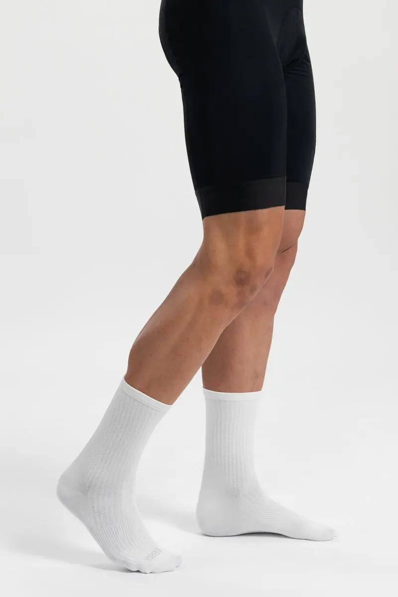 BBB Cycling Hoge Fietssokken Wit