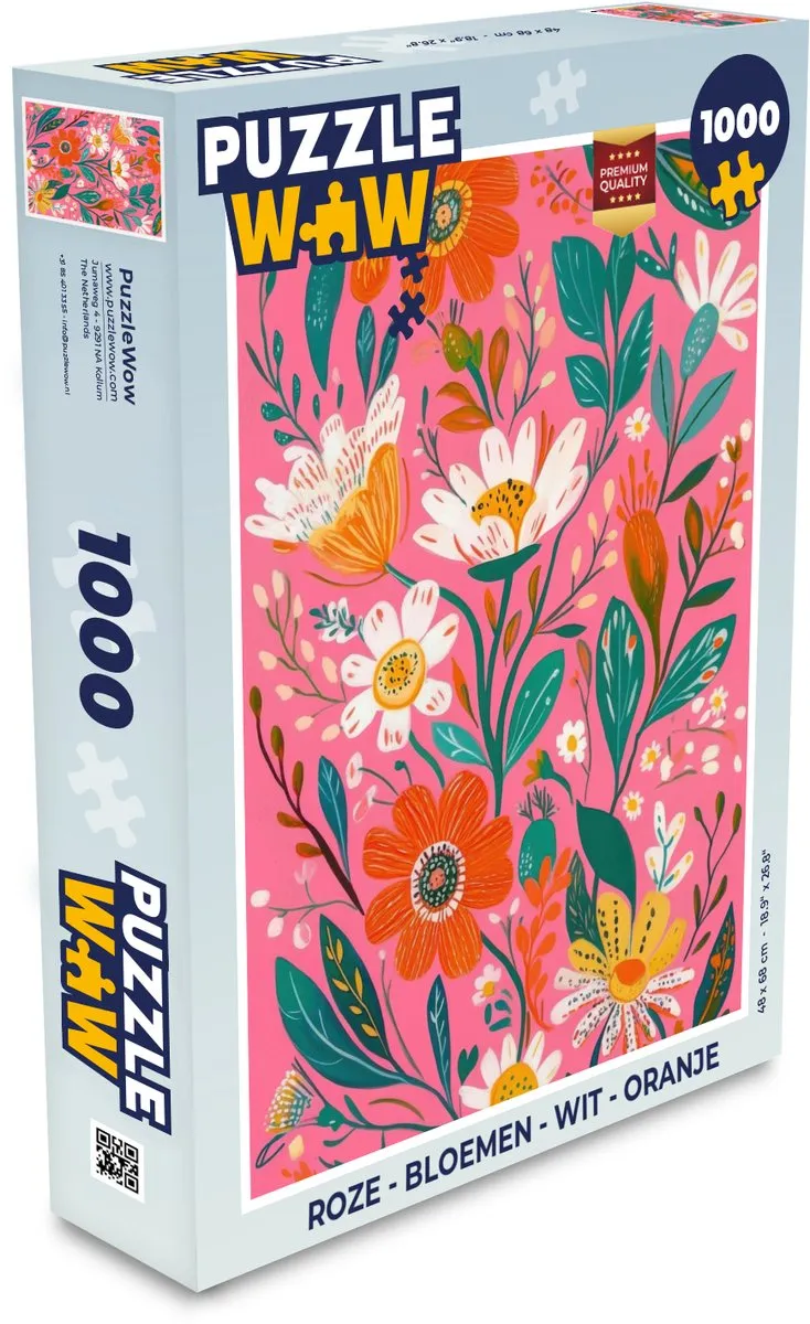 PuzzleWow Legpuzzel 1000 Stuks