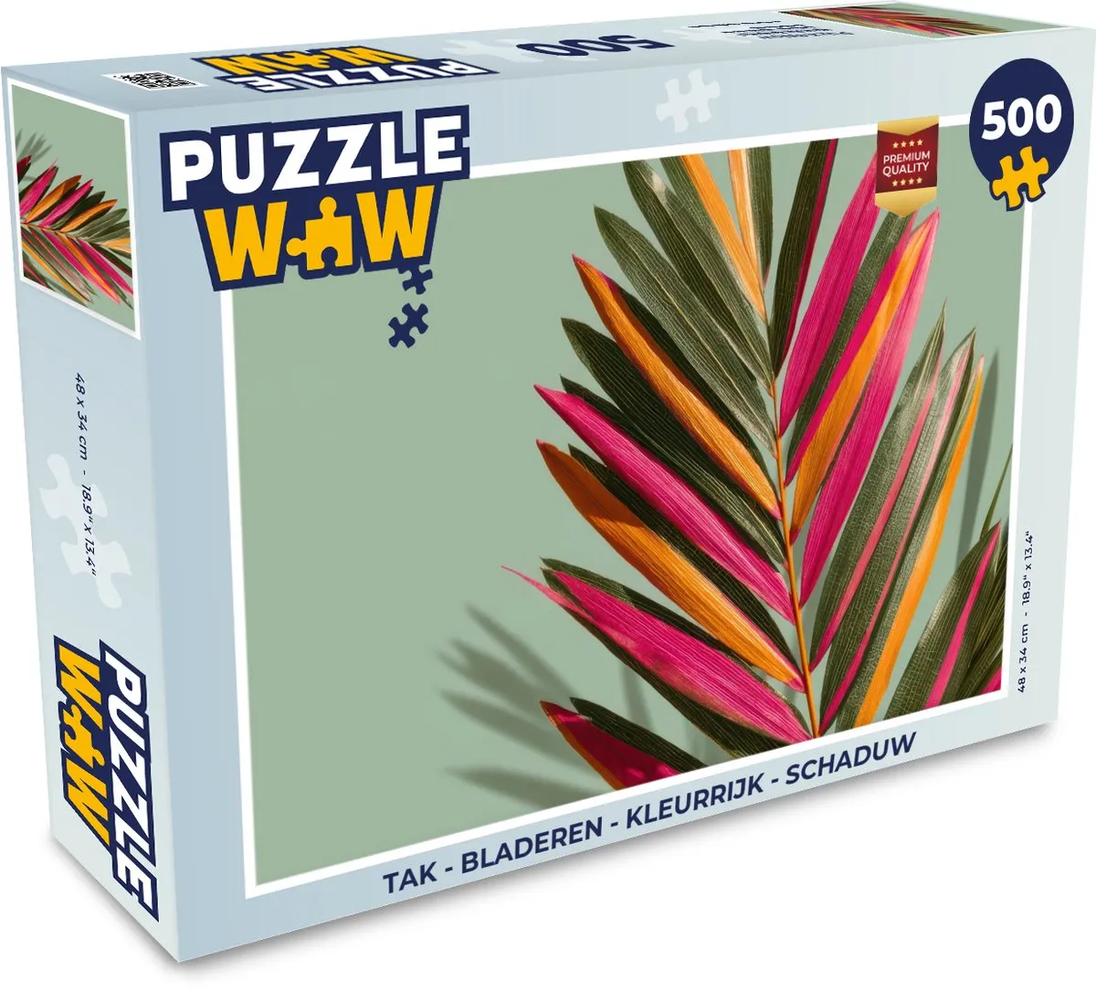 PuzzleWow Tak - Bladeren Legpuzzel 500 Stuks