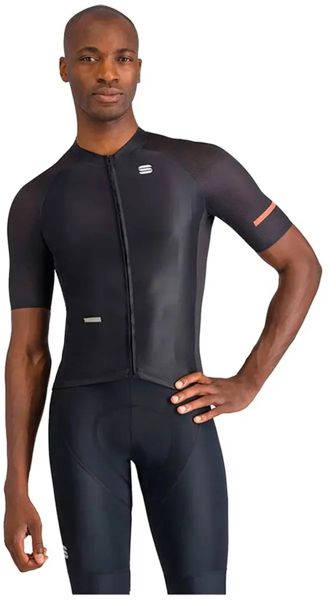 Sportful Supernova Korte Mouw Wielertrui Zwart M Man