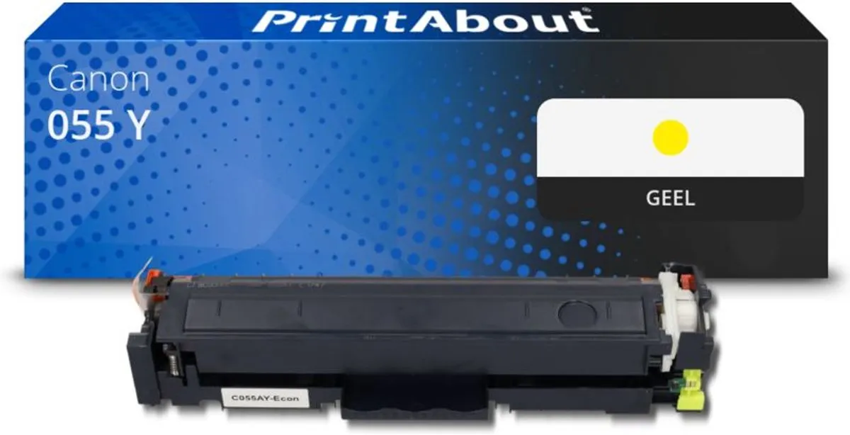 PrintAbout Canon 055 Y Toner Geel