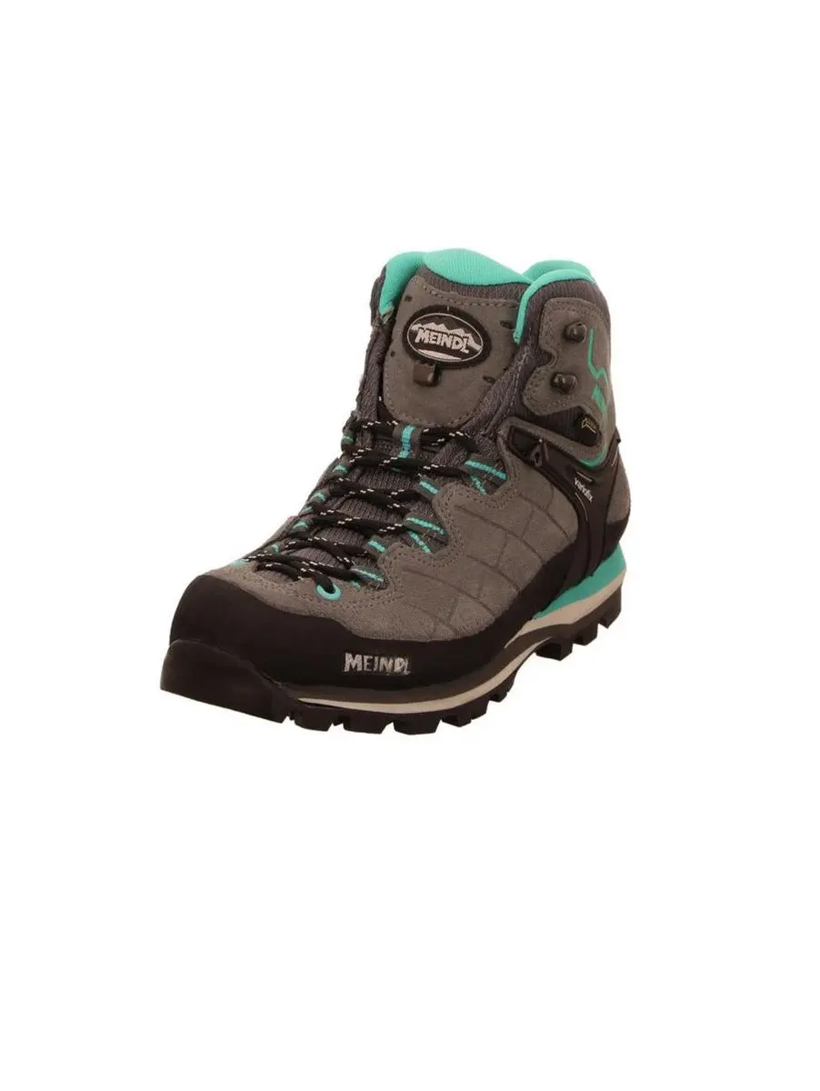 Meindl Litepeak Lady GTX Wandelschoenen - Dames 41.5 - Anthracite/Turquoise