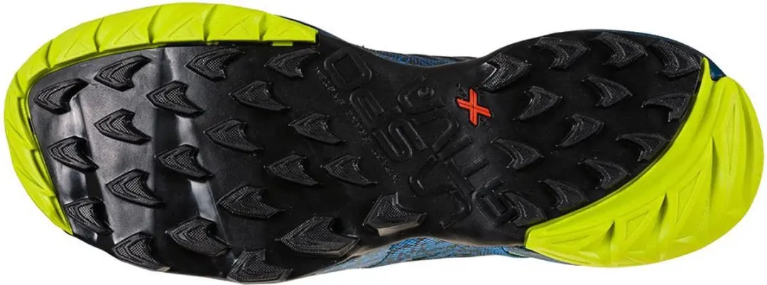 La Sportiva Akasha II Trailschoenen - 42.5 Storm Blue/Lime Punch - afbeelding 2 van 6