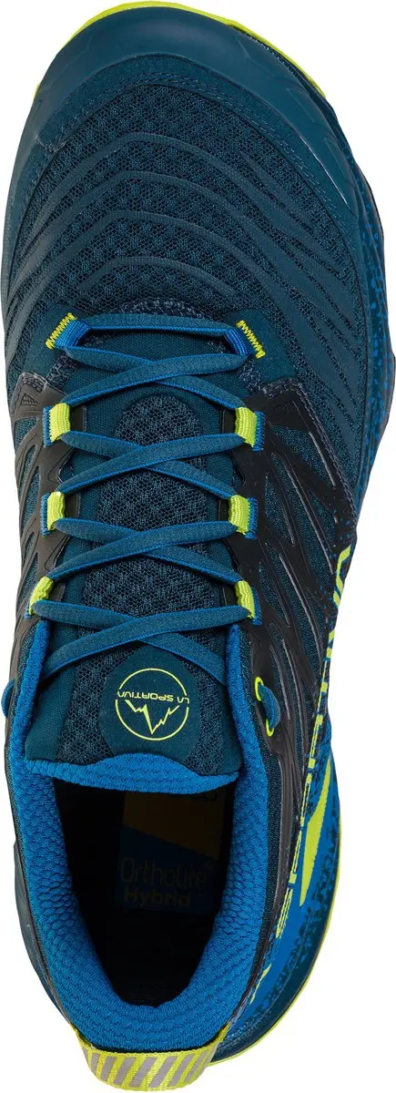 La Sportiva Akasha II Trailschoenen - 42.5 Storm Blue/Lime Punch - afbeelding 6 van 6