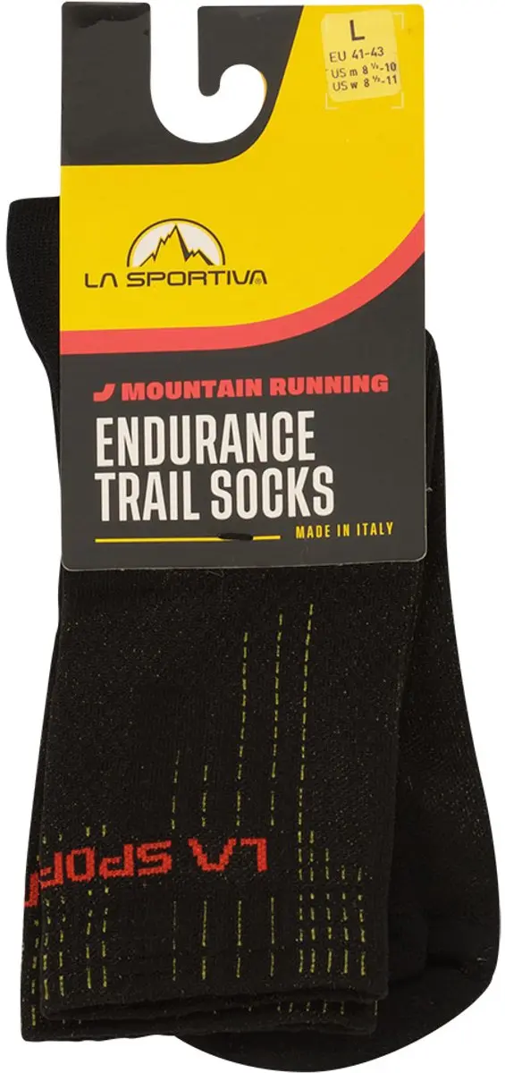 La Sportiva Endurance Trail Lange Sokken Zwart EU 35-37