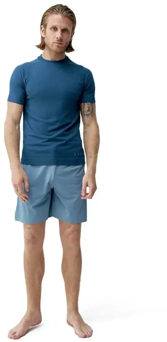 Born Living Yoga Otawa T-shirt - S - Sea Blue