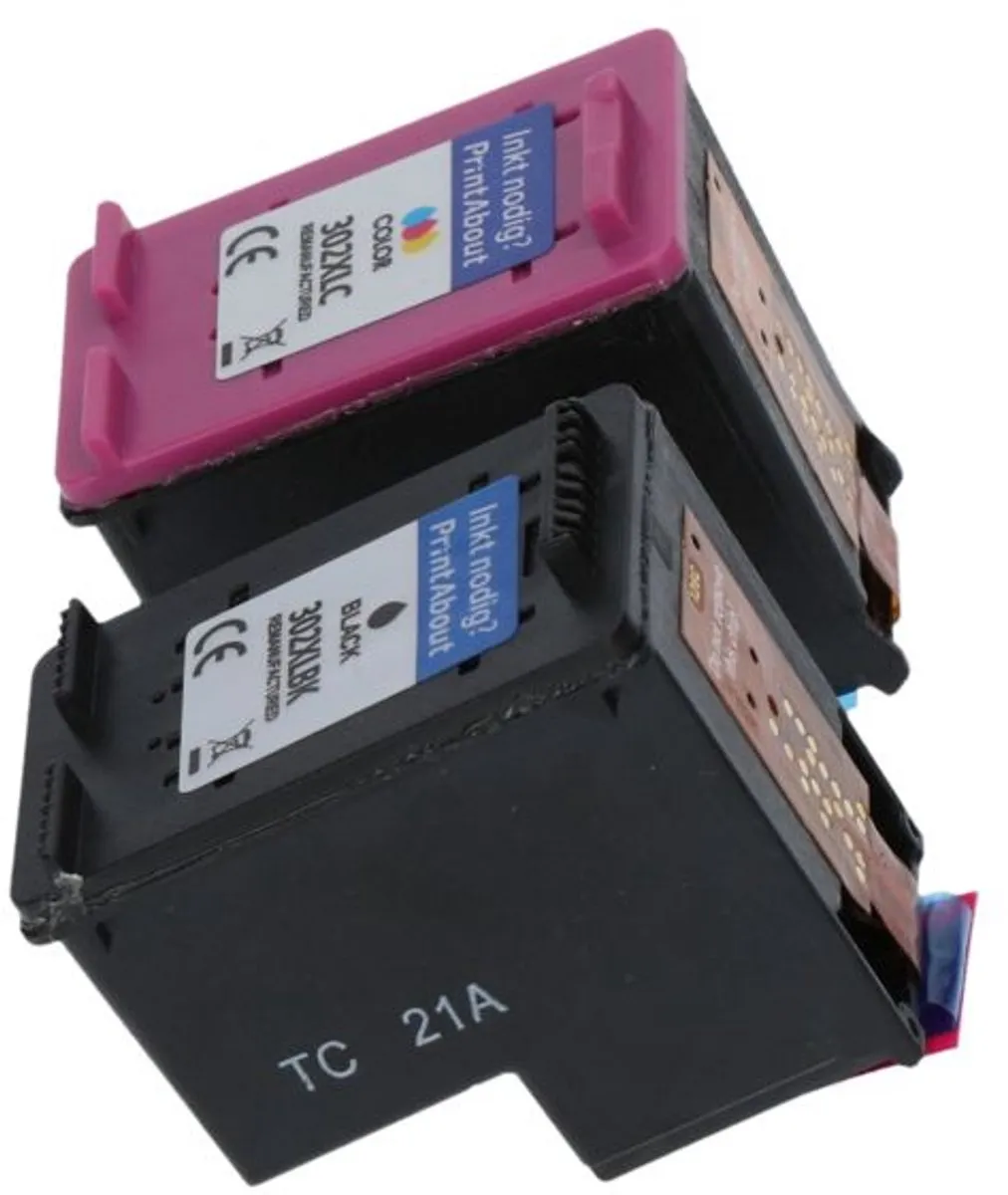 PrintAbout Huismerk HP 302 X4D37AE Voordeelbundel - 4 Stuks