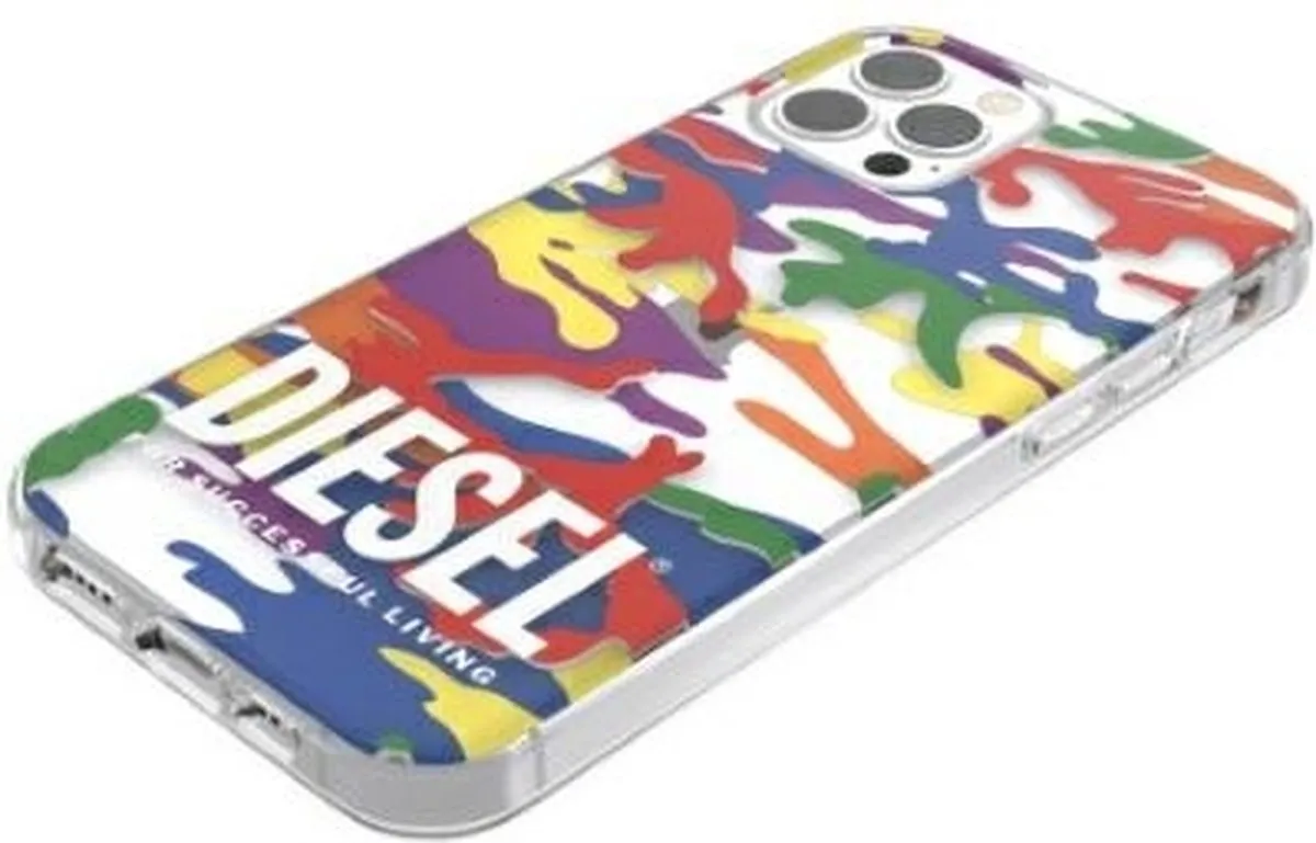 Diesel Pride Camo Back Case - iPhone 12/12 Pro Multicolor - afbeelding 6 van 6
