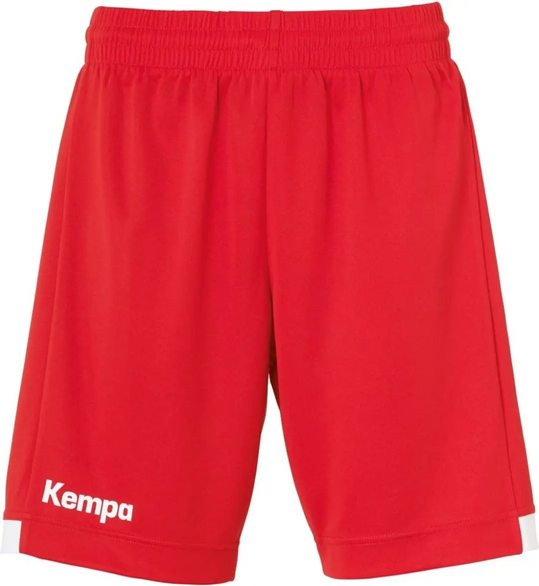 Kempa Player Long Shorts Dames Rood-Wit Maat 2XL