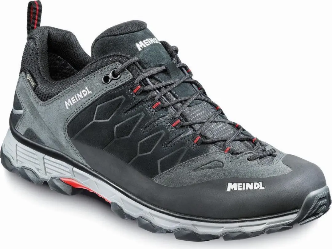 LITE TRAIL GTX Antraciet Rood Herenschoenen Grijs