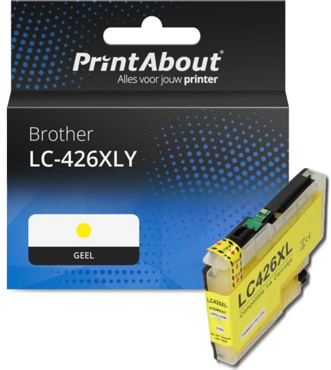 PrintAbout LC-426XLY Inktcartridge Geel