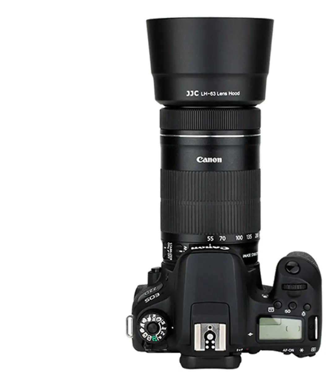 JJC ET-63 Zonnekap Canon 55-250mm - 58mm - afbeelding 4 van 6