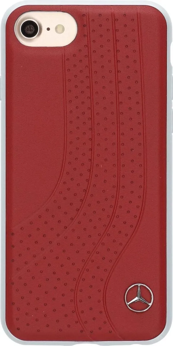 Mercedes-Benz iPhone Hoesje S203-7 - Rood Leer