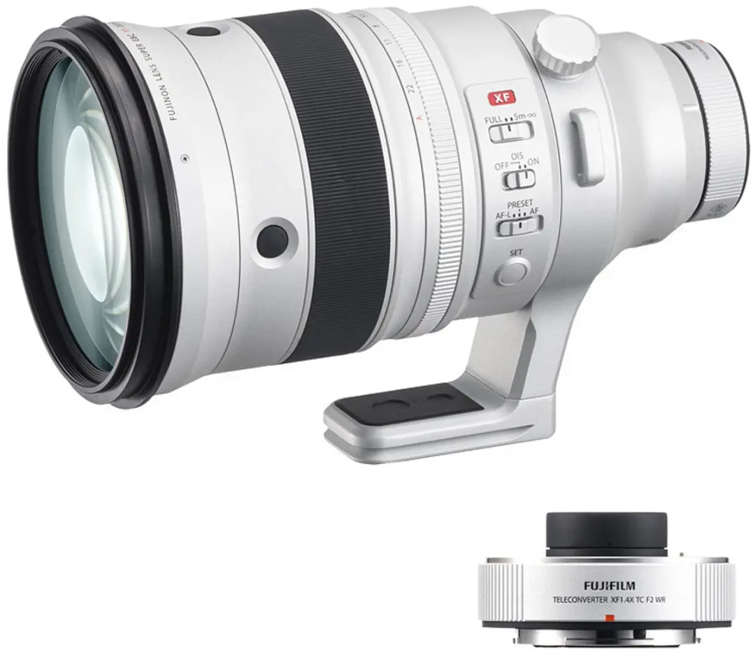 Fujifilm XF 200mm F2.0 R LM OIS WR Objectief + XF 1.4x Teleconverter
