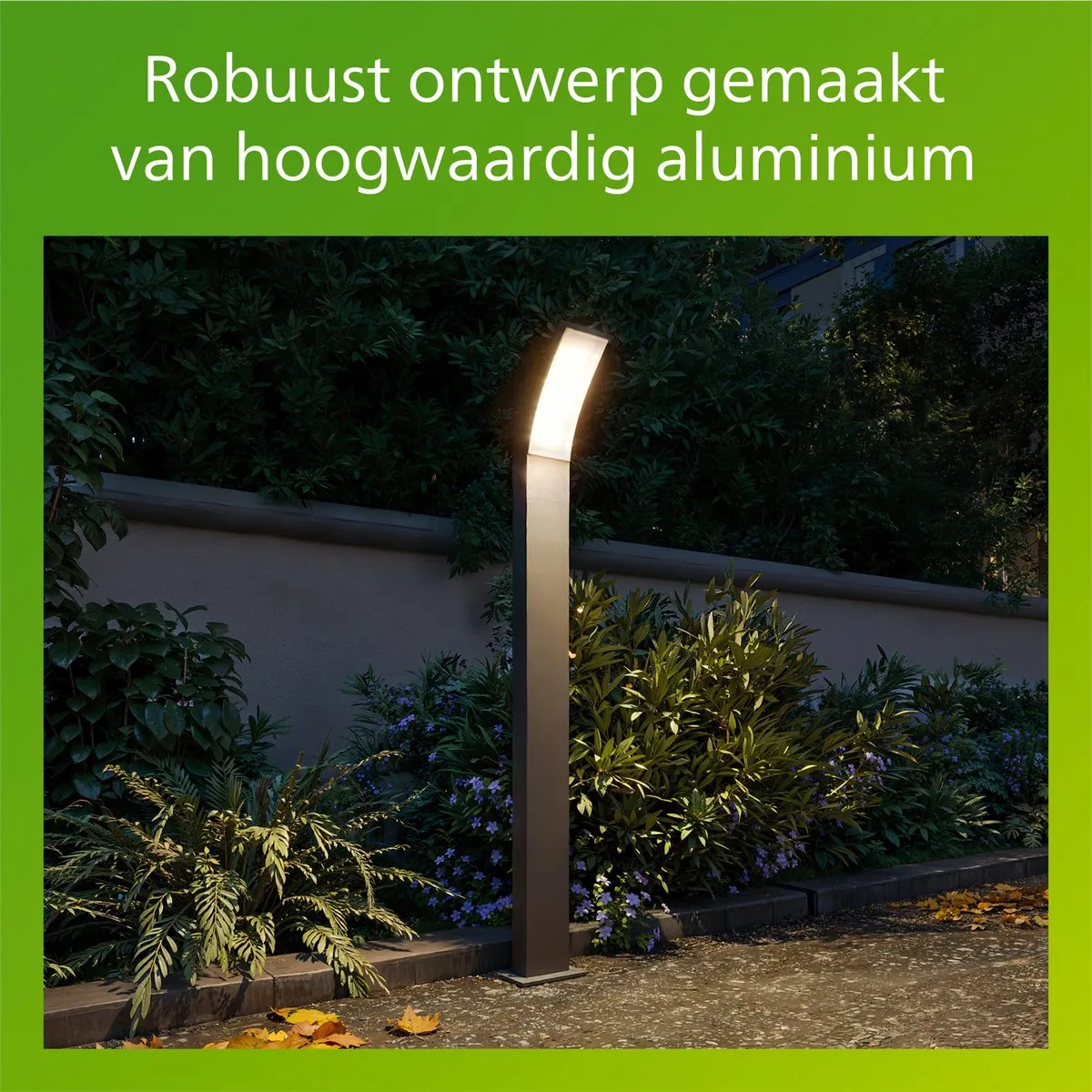 Philips Splay Tuinpaal Antraciet - 4.3W Warmwit IP44