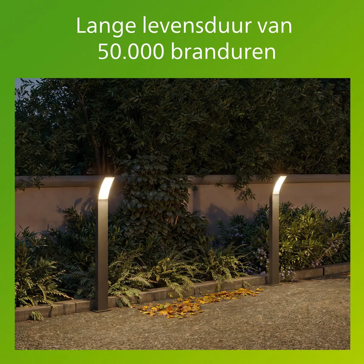 Philips Splay Tuinpaal Antraciet - 4.3W Warmwit IP44