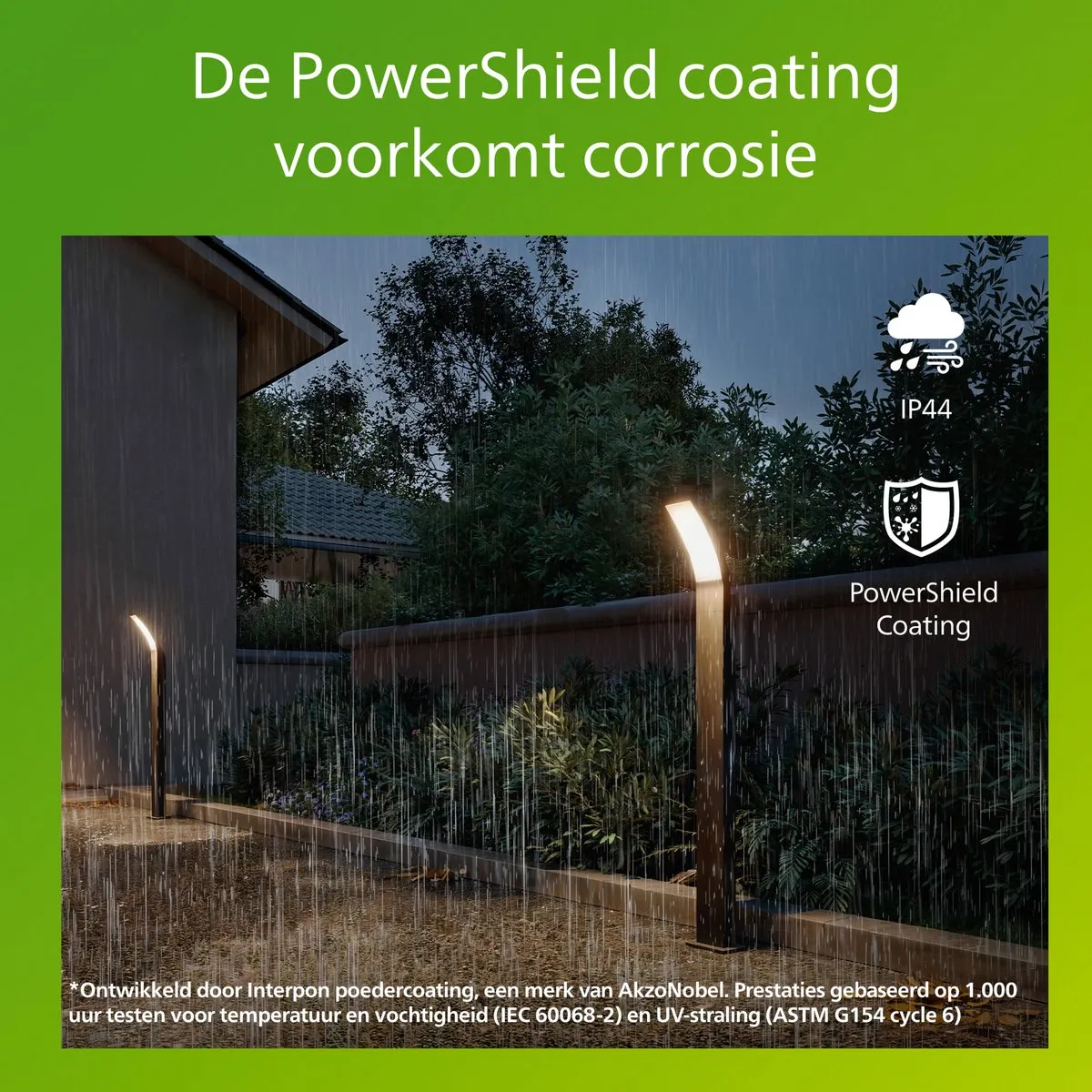 Philips Splay Tuinpaal Antraciet - 4.3W Warmwit IP44