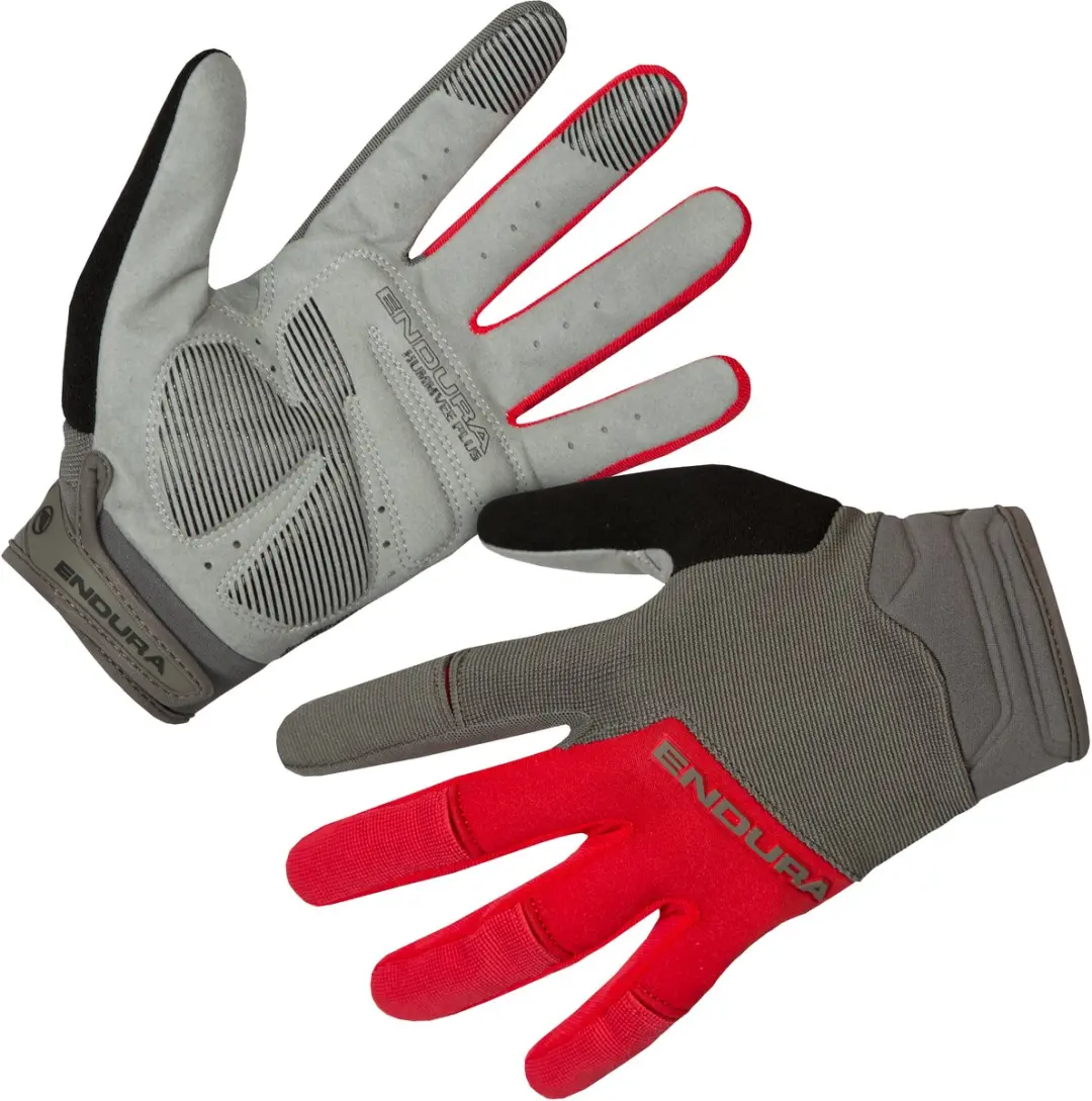Endura Hummvee Plus Glove Ii Rd Flame Red