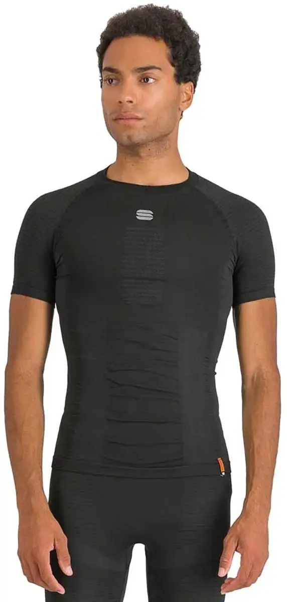Sportful 2nd Skin Korte Mouwen Basislaag Zwart S Man