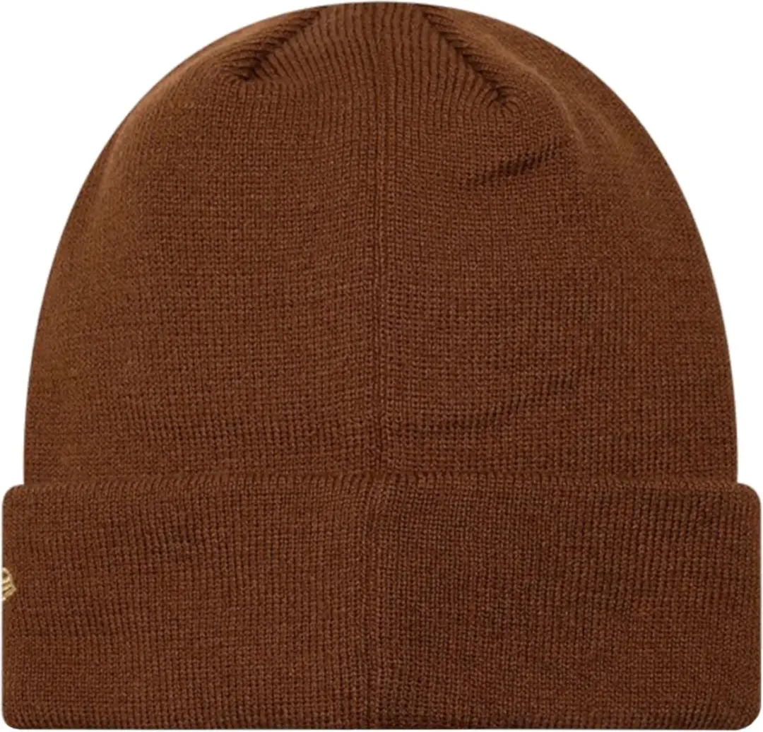 New Era Wmns Metallic Logo Beanie New York Yankees Hat, Vrouwen, Bruin, Muts, ma
