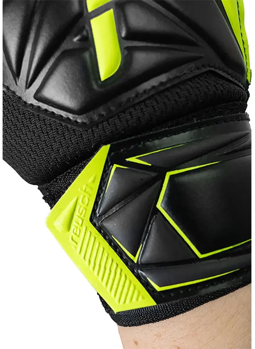 Reusch Attrakt Starter Solid Finger Support Junior Keepershandschoenen - 5.5 - Zwart