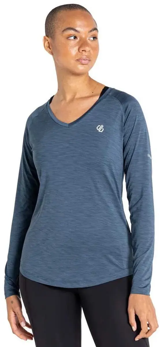 Dare2b Discern T-shirt Met Lange Mouwen Blauw 52 Vrouw