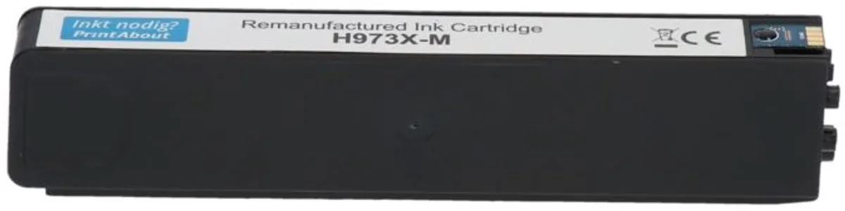 PrintAbout Huismerk HP 973X F6T82AE Magenta Inktcartridge - 110ml