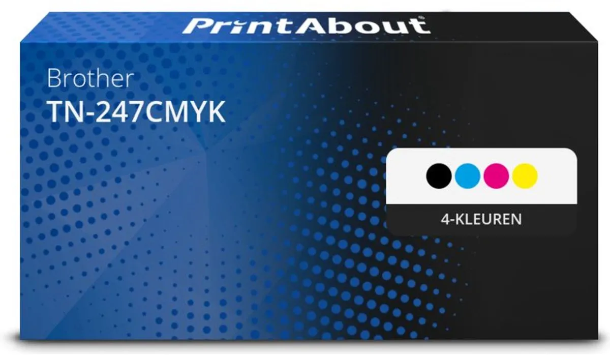 PrintAbout TN-247CMYK Toner 4-kleuren Voordeelbundel