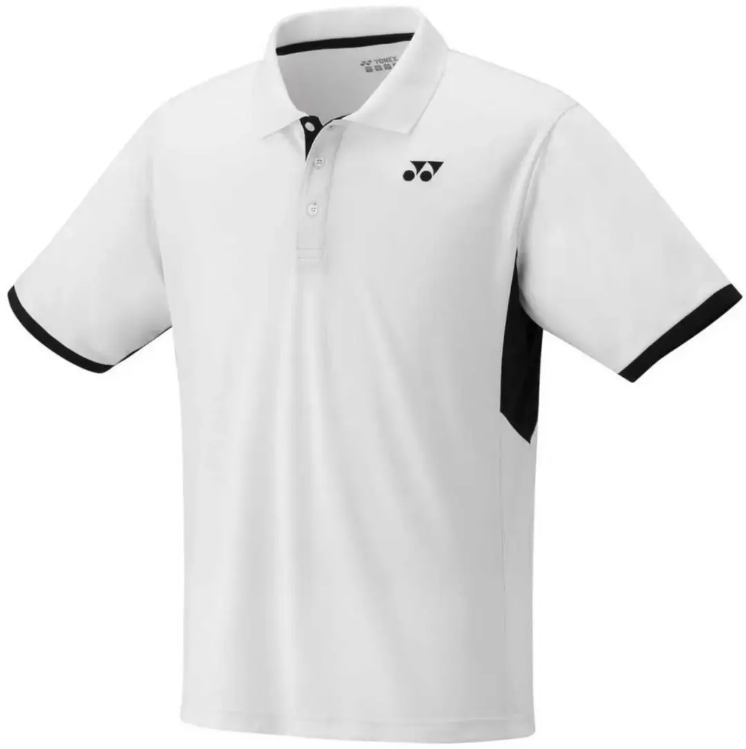 Yonex Team Korte Mouw Poloshirt Wit 120 cm Jongen