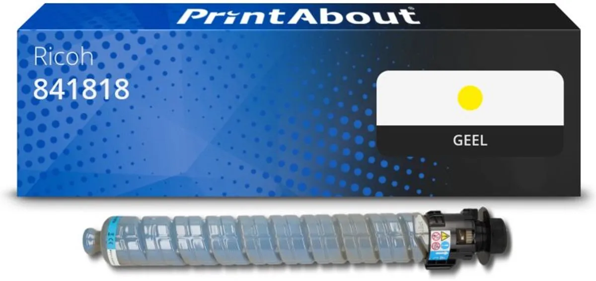PrintAbout Ricoh 841818-PA Toner Geel