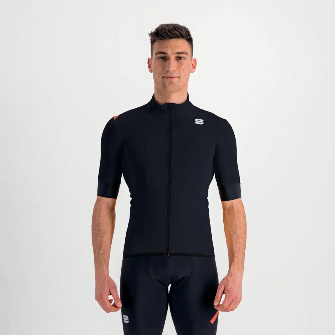 Sportful FIANDRE LIGHT NO RAIN fietsjas korte mouwen Black
