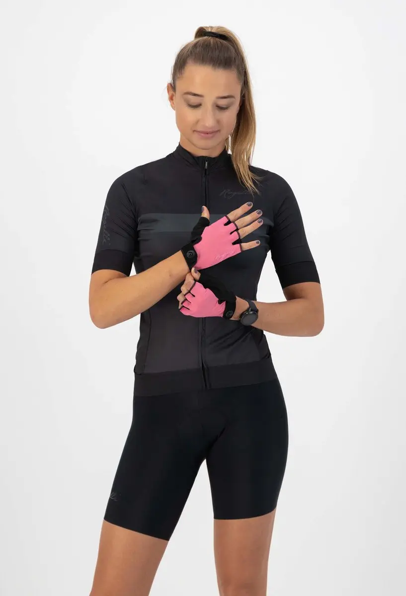 Rogelli Core Dames Fietshandschoenen Korte Vinger Roze L - afbeelding 3 van 6