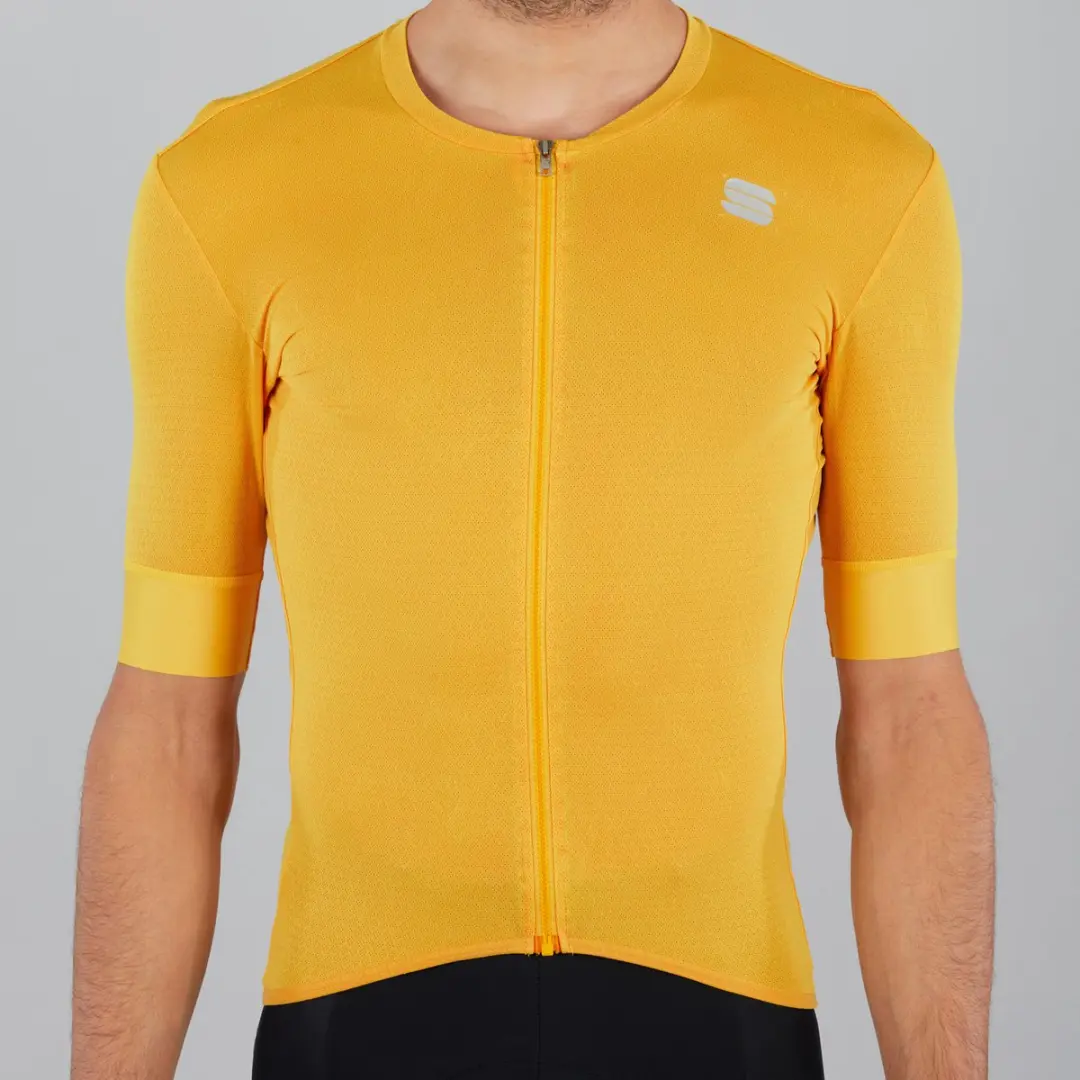 Sportful Fietsshirt korte mouwen Heren Geel