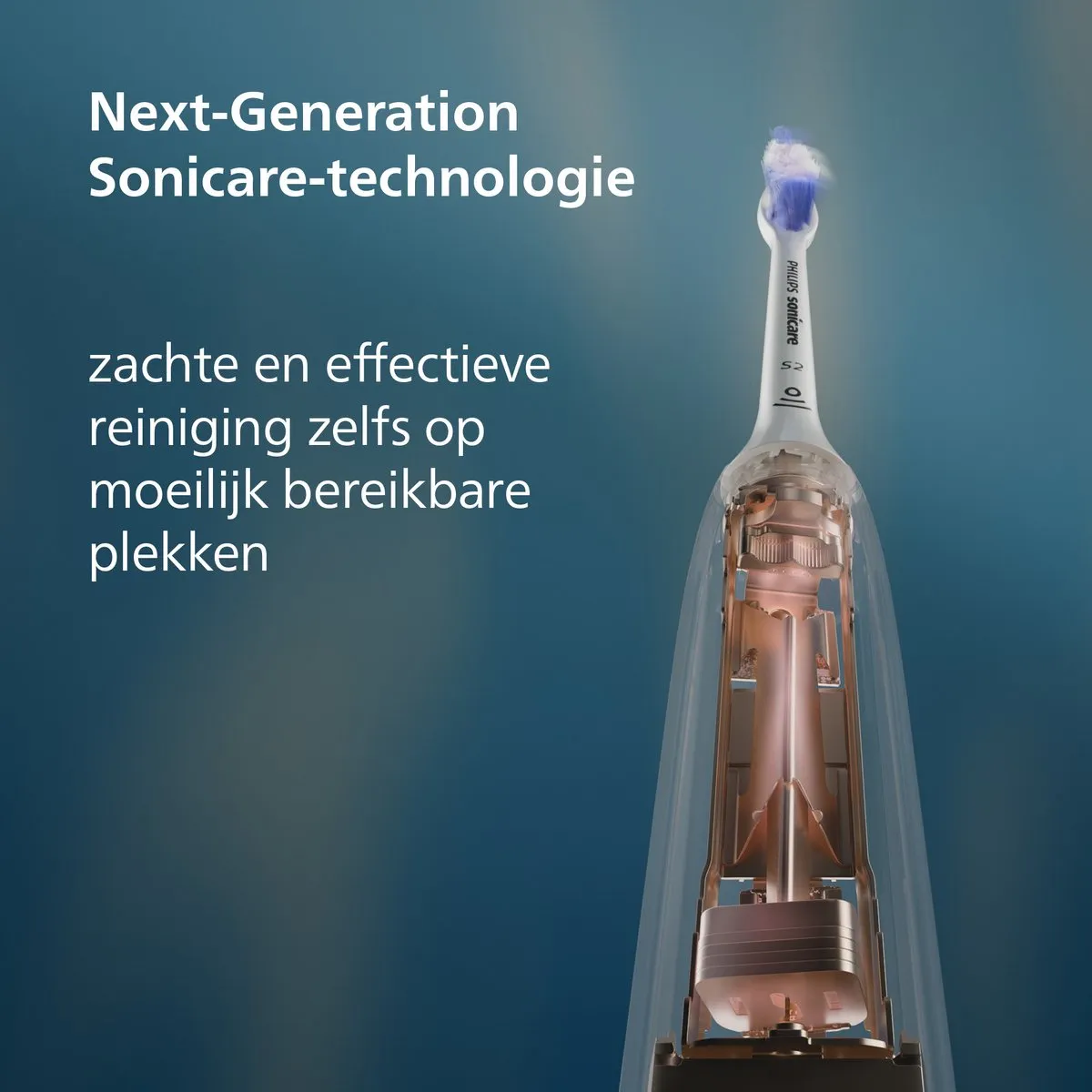 Philips Sonicare 7100 Series - Elektrische Tandenborstel - Wit - Reisetui - Gezonder tandvlees - HX7420/01