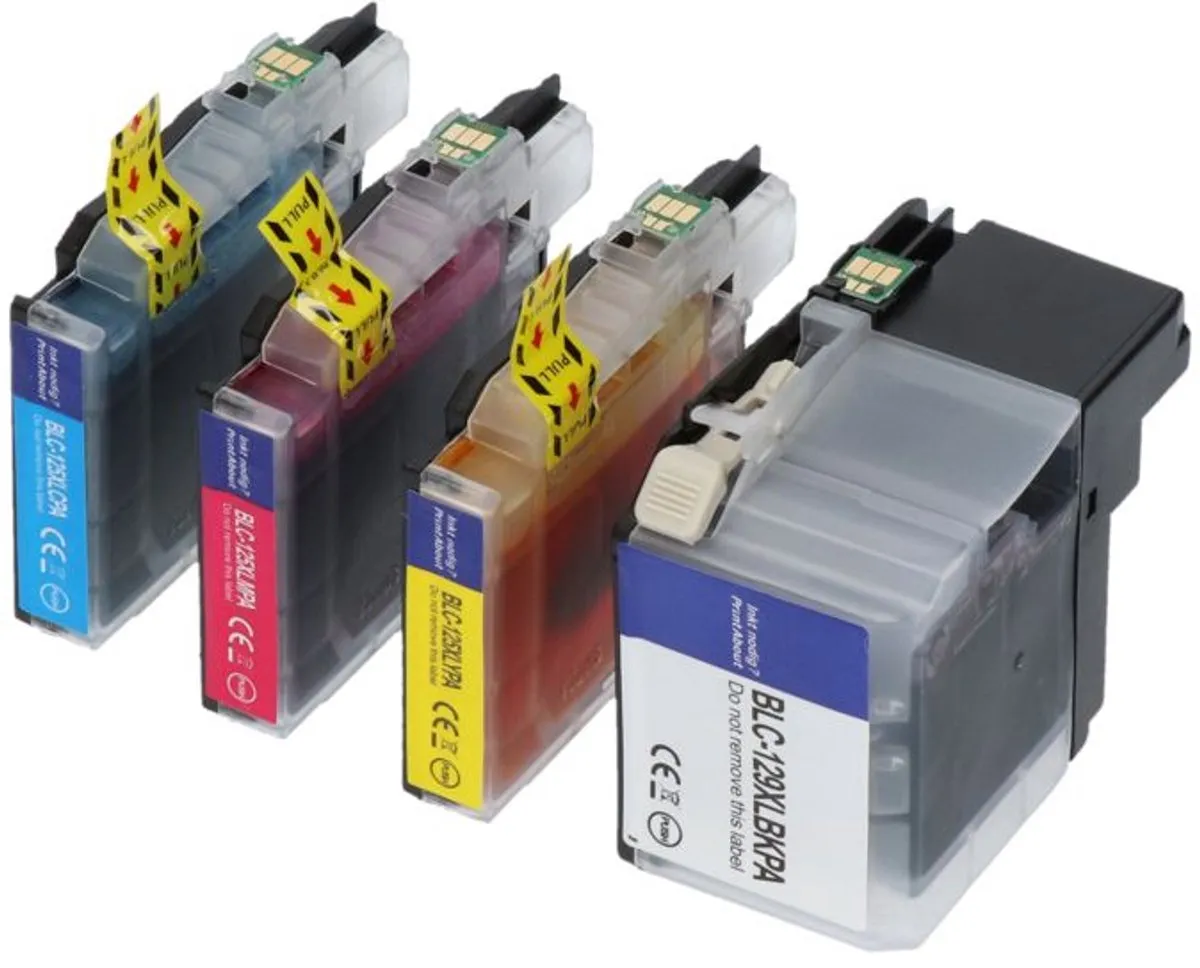 PrintAbout LC-129XLVALBP Inktcartridge 4-kleuren - 8.000 pagina's - Brother